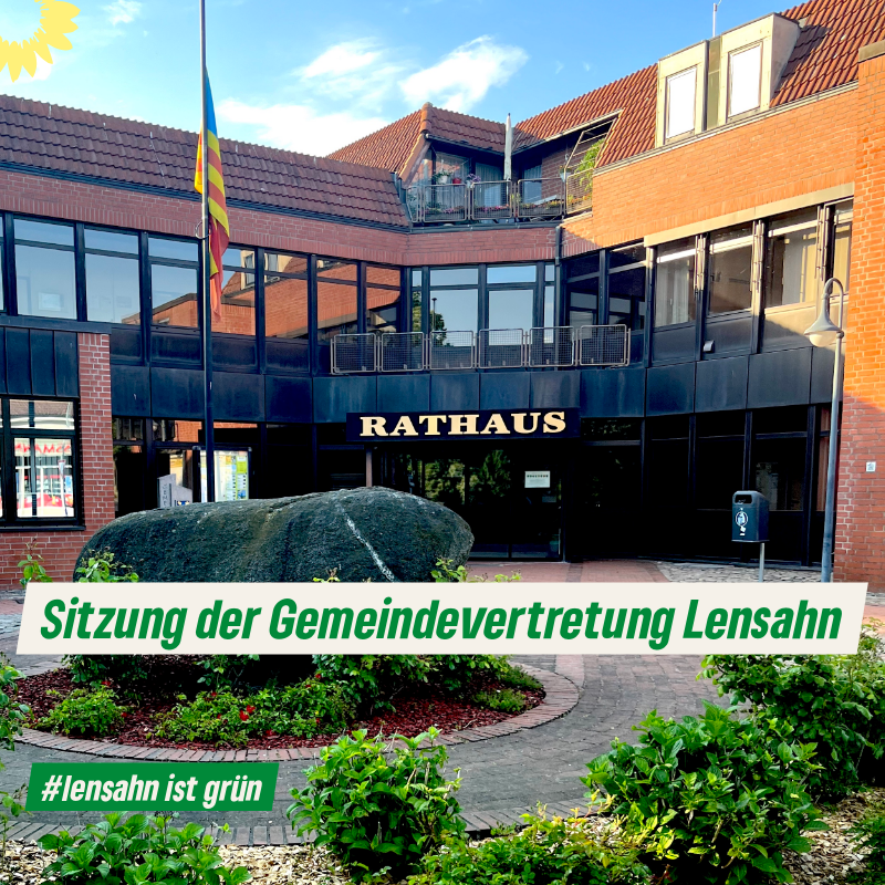 Sitzung der Gemeindevertretung Lensahn