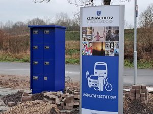 Bild der Baustelle der Mobilitätsstation Franzhörn