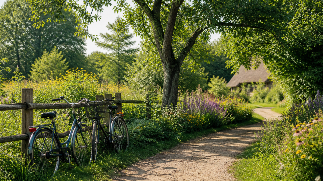 Fahrradtour zum Naturerlebnisraum Historischer Pfarrhof Schönwalde