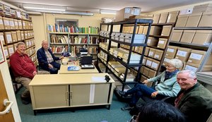 Besuch im Archiv der Gemeinde Lensahn